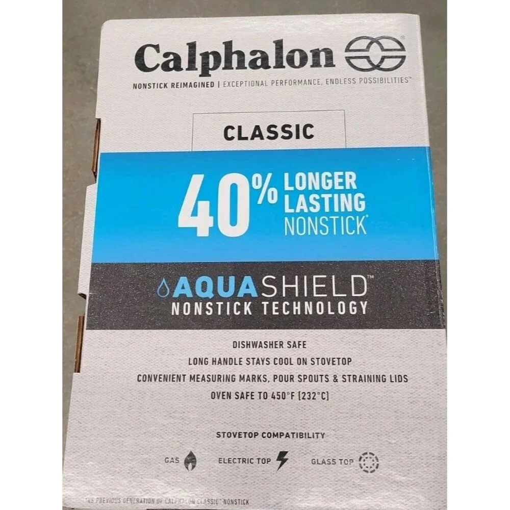 Calphalon 3.5 Quart Hard Anodized Nonstick Saucepan with Lid, Black Pan Cooking
